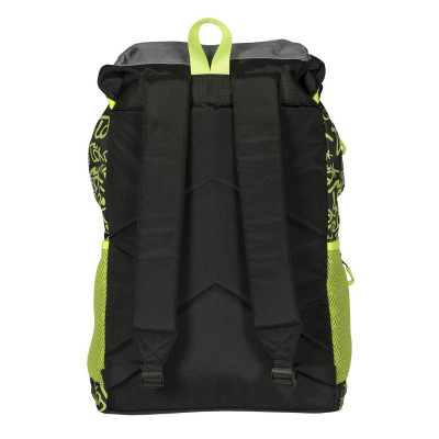 Mochila Lok Adventure 2 Negro Verde Fluor