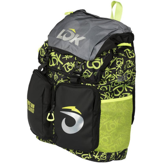 Mochila Lok Adventure 2 Negro Verde Fluor