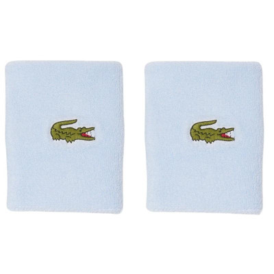 Muñequeras Lacoste Azul Claro 2 Unidades