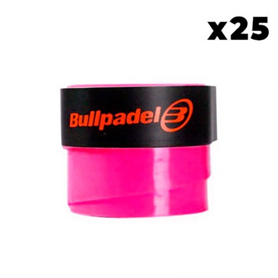 Overgrips Bullpadel Rosa Liso 25 Unidades