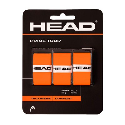 Overgrips Head Prime Tour Naranja 3 Unidades