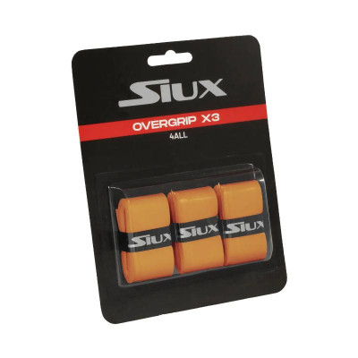 Overgrips Siux For All Naranja 3 Unidades