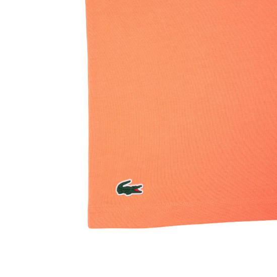 Pack Camiseta Lacoste Novak Djokovic Naranja y Gorra Blanco