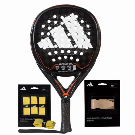Pack Pala Adidas Adipower Control 3.2 2023 con Overgrips y Protector