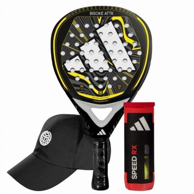 Pack Pala Adidas Bisoke Attack 2024 con Gorra y Pelotas