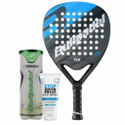 Pack Pala Bullpadel K2 Power 2023 con Magnesio y Bolas