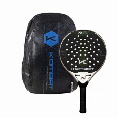 Pack Pala Kombat Manu Martin Krakatoa y Mochila Azul