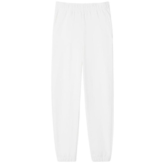 Pantalon Lacoste Sport Algodon Blanco Mujer