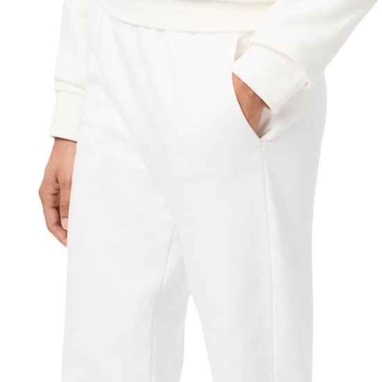 Pantalon Lacoste Sport Algodon Blanco Mujer
