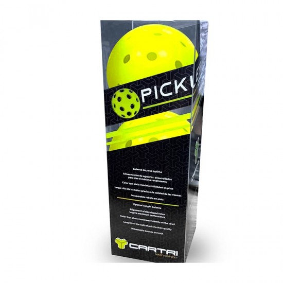 Pelota Pickleball Cartri 3 Unidades