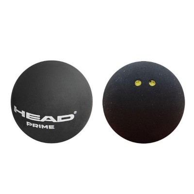 Pelota Squash Head Prime Doble Punto Amarillo 3 Unidades
