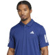Polo Adidas Club 3 Stripes Bleu fonc?