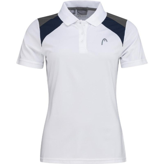 Polo Head Club 22 Blanco Azul Marino Mujer