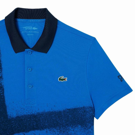 Polo Lacoste Novak Djokovic Ultra Dry Azul Marino