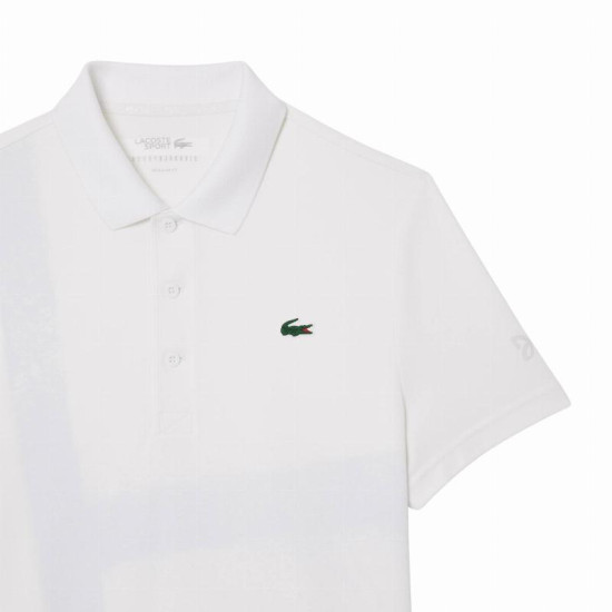 Polo Lacoste Novak Djokovic Ultra Dry Blanco