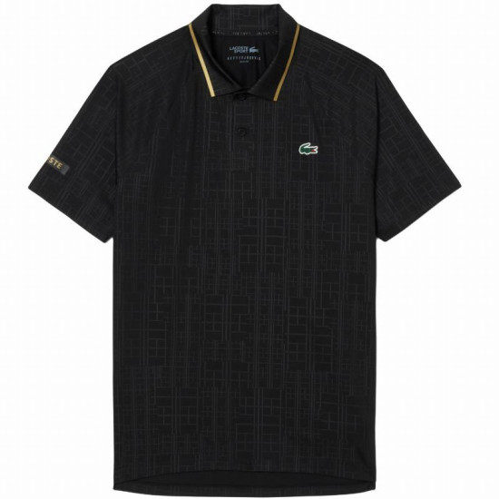 Polo Lacoste Novak Djokovic Ultra Dry Negro