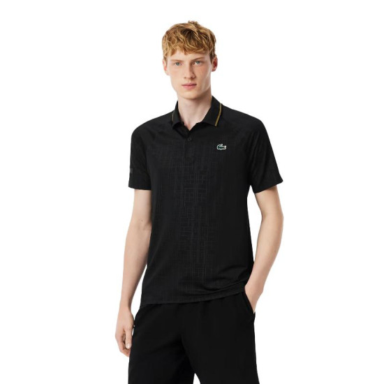 Polo Lacoste Novak Djokovic Ultra Dry Negro