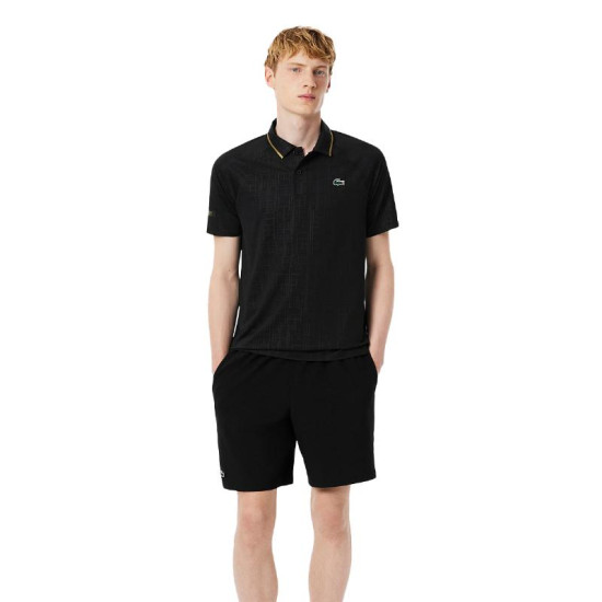 Polo Lacoste Novak Djokovic Ultra Dry Negro