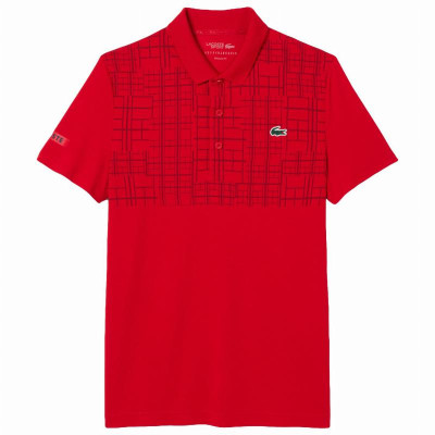 Polo Lacoste Novak Djokovic Ultra Dry Rojo