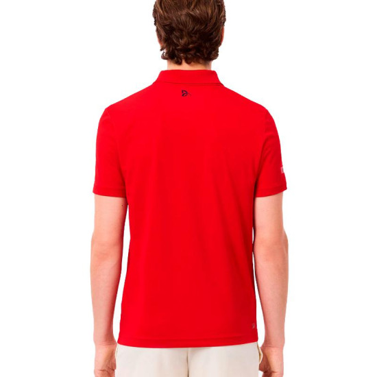 Polo Lacoste Novak Djokovic Ultra Dry Rojo