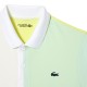 Polo Lacoste Regular Fit Reciclado Blanco Verde