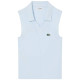 Polo Lacoste Tight Fit Azul Claro Mujer