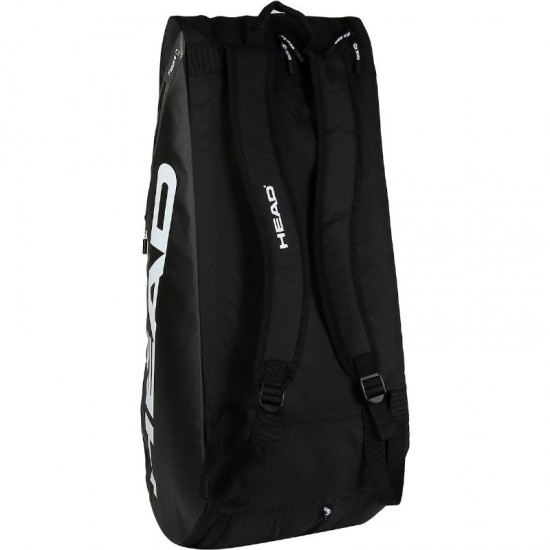 Raquetero Head Tour L Negro Blanco