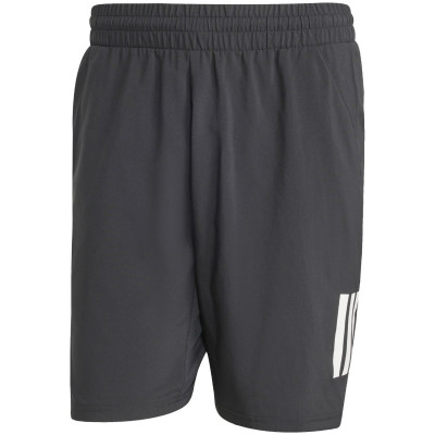 Short Adidas Club 3 Stripes Negro Blanco