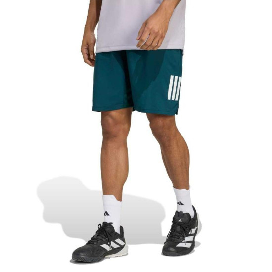 Short Adidas Club 3 Stripes Verde Aurora