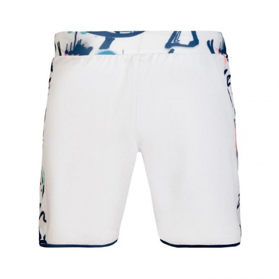 Short Bidi Badu Lean Blanco Azul Oscuro