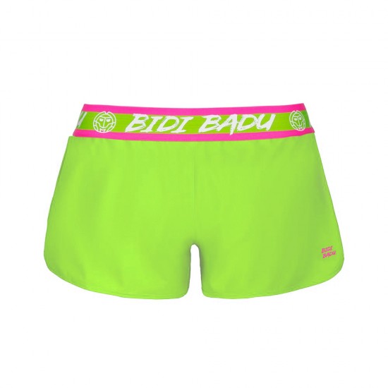 Short Bidi Badu Tiida Verde Neon Rosa Mujer