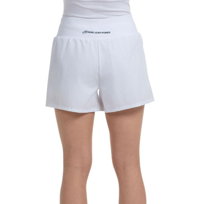 Short Bullpadel Dictio Blanco Mujer