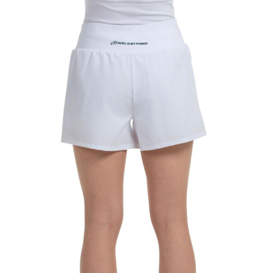 Short Bullpadel Dictio Blanco Mujer