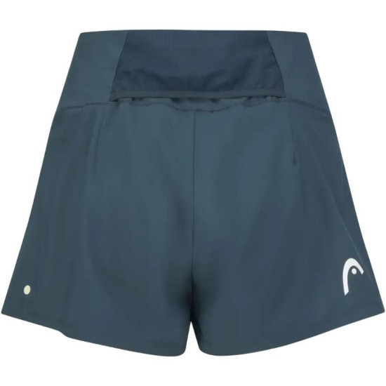 Short Head Dynamic Azul Marino Blanco Mujer