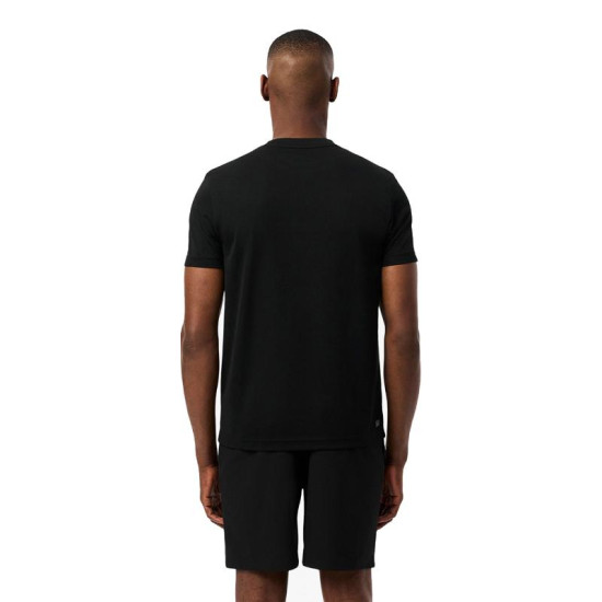 Short Lacoste Novak Djokovic Negro Amarillo