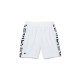 Short Lacoste Sport Blanco Estampado