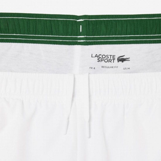 Short Lacoste Sportsuit Blanco Verde