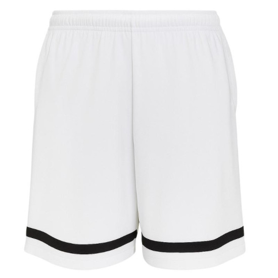 Short Siux Calixto Blanco Negro Junior