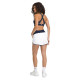 Short Wilson Division Blanco Brillante Mujer