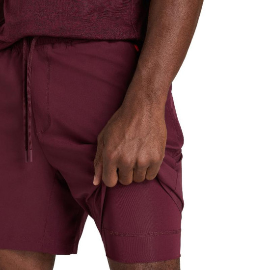 Short Wilson Doubleday 7 Lined Granate Royal