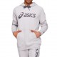 Sudadera Asics Logo Grande Gris Claro Gris Oscuro