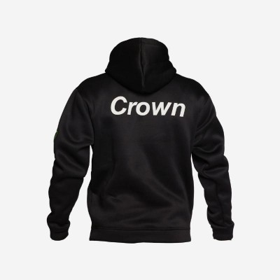 Sudadera Black Crown Ainsa Negro Rosa