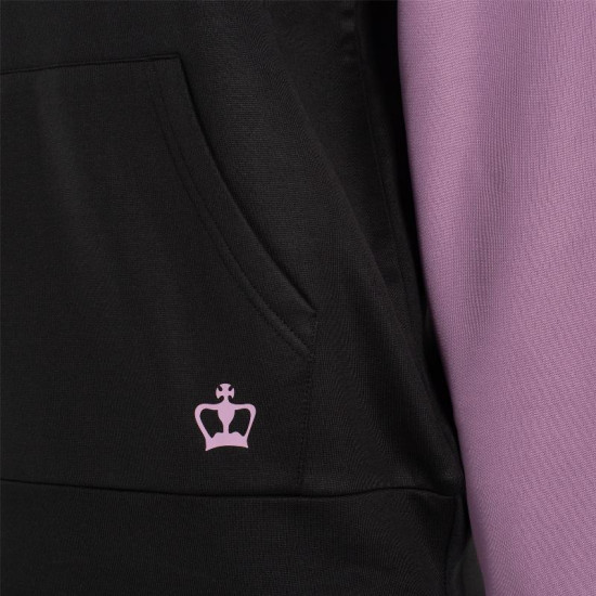 Sudadera Black Crown Merida Rosa Negro Mujer