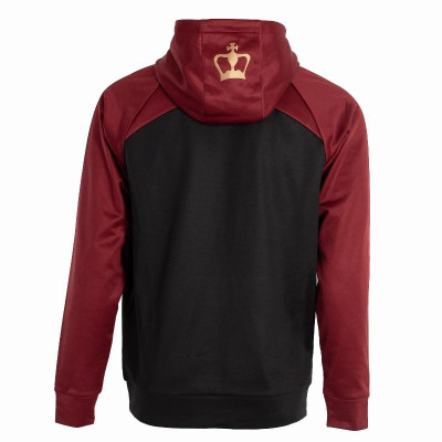 Sudadera Black Crown Veracruz Burdeos Negro
