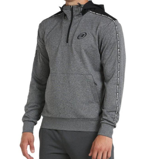 Sudadera Bullpadel Nomon Gris Oscuro