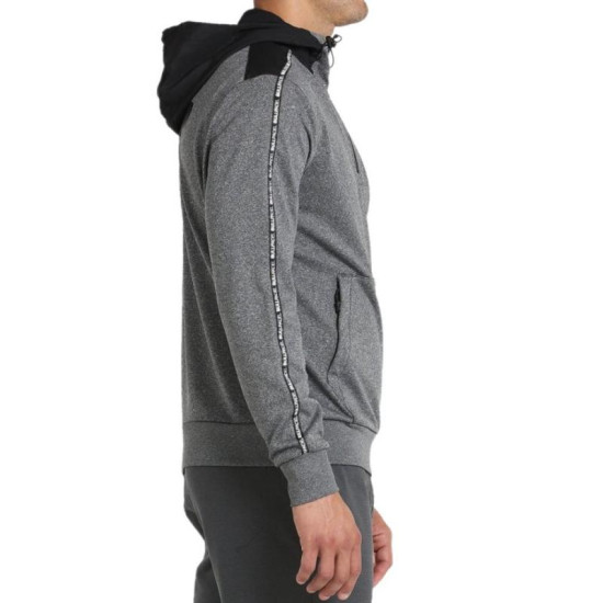 Sudadera Bullpadel Nomon Gris Oscuro