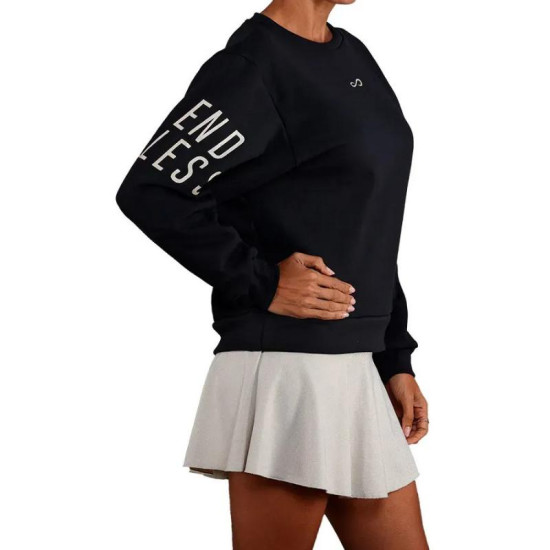 Sudadera Endless Swell Negro Dorado