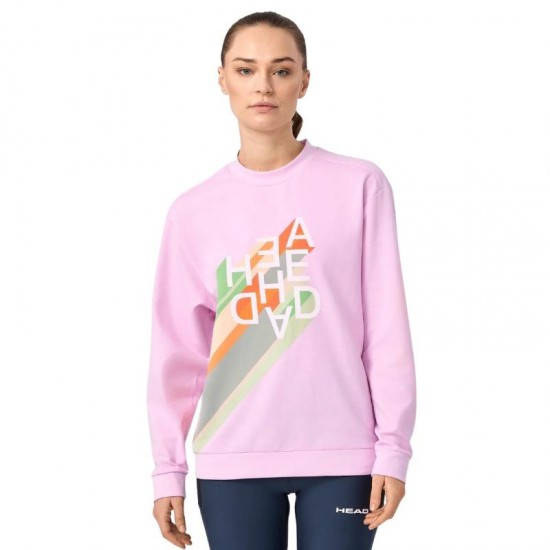 Sudadera Head Rally Lila Claro Mujer