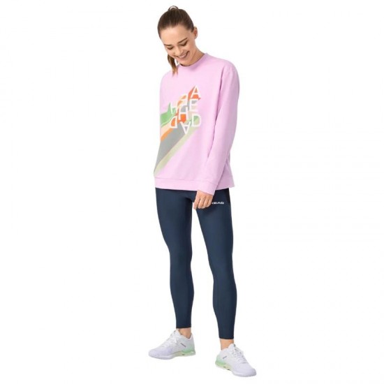 Sudadera Head Rally Lila Claro Mujer