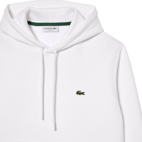 Sudadera Lacoste Algodon Blanco